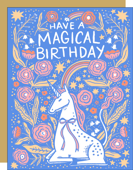 Folk Unicorn Have a Magical Birthday