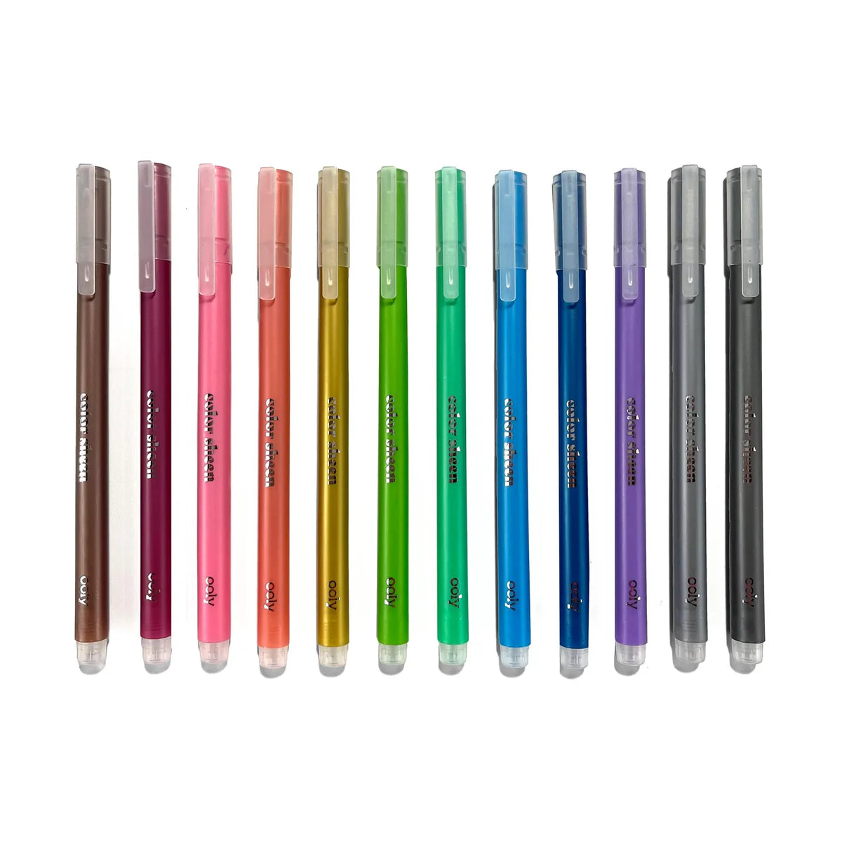 Color Sheen: Metallic Colored Gel Pens set of 12