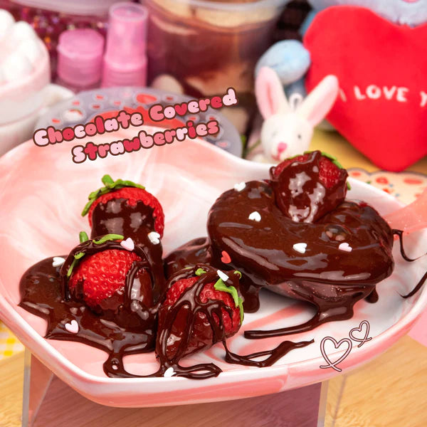 Chocolate Covered Strawberries Glossy Slime