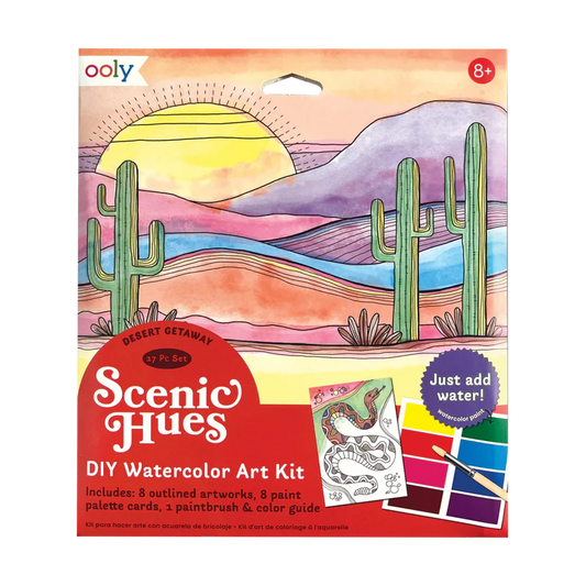 Scenic Hues DIY Watercolor Kit - Desert Getaway