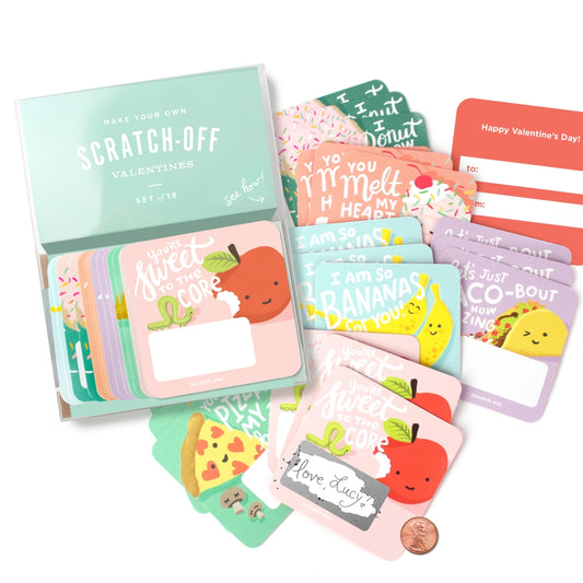 Scratch-off Valentines - Snack Pack