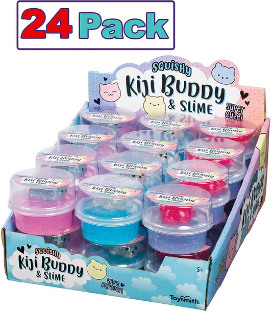 Squishy Kiji Buddy & Slime Kit, Asst Colors