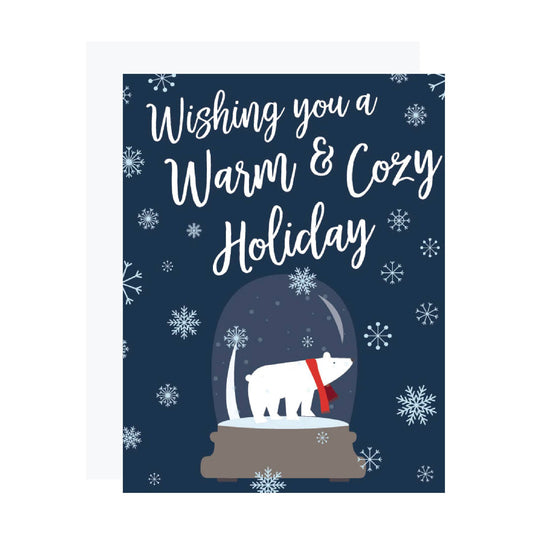 Snow Globes Holiday Card (blank inside) (Classic)