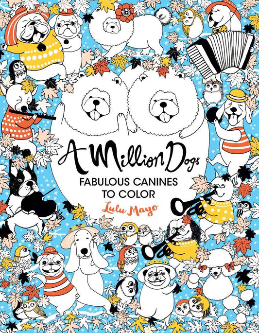 A Million Dogs Coloring Book