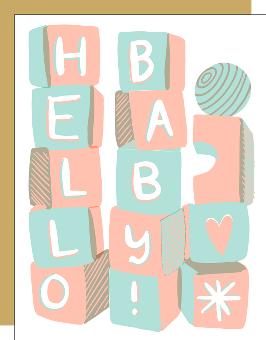 Hello Baby Greeting Card