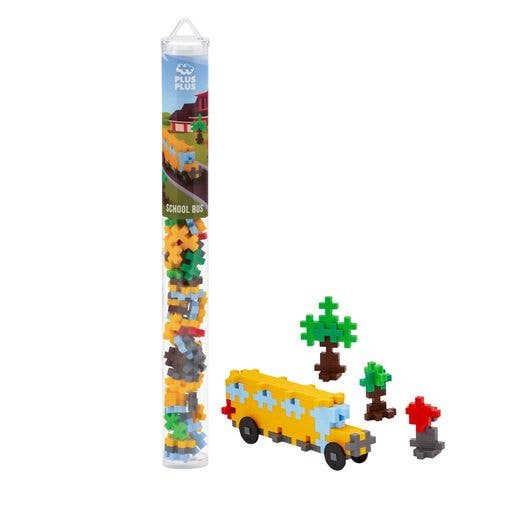 Plus Plus Tube - School Bus