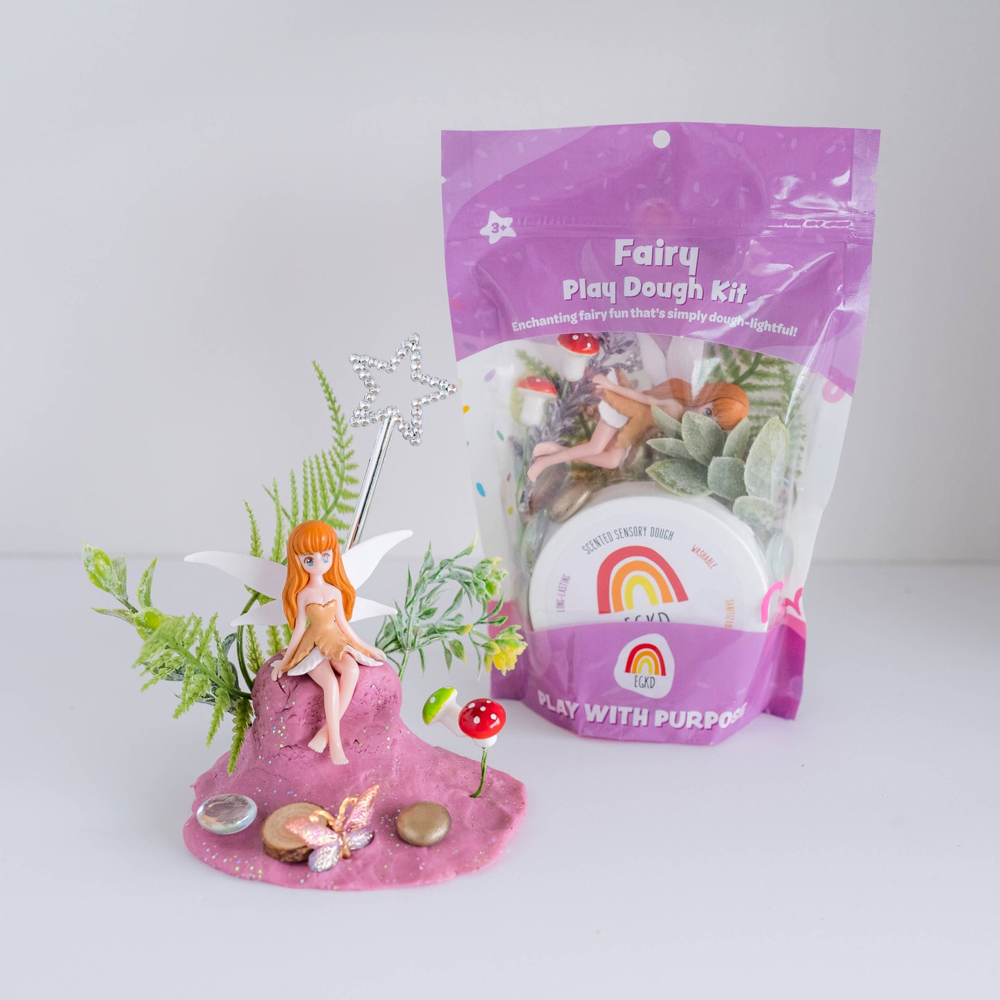 Fairy (Sugar Plum) Sensory Play Dough Kit