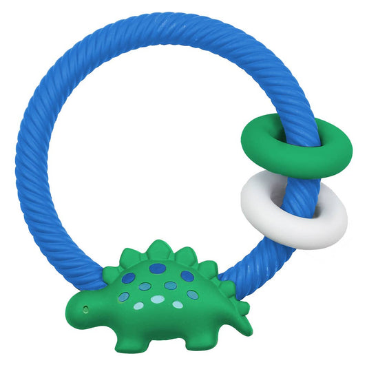 Ritzy Rattle™ Silicone Dino Teether Rattles