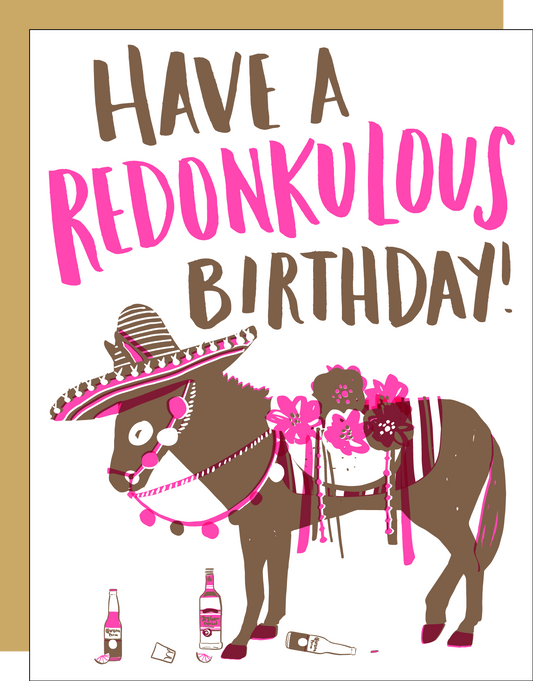 Redonkulous Birthday Greeting Card