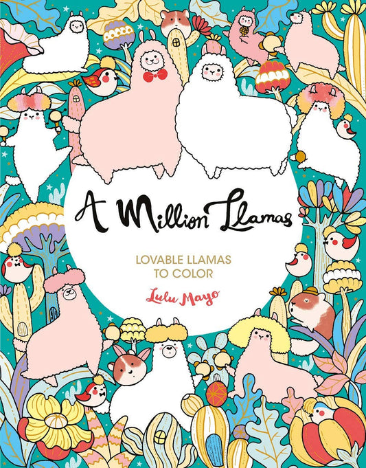 A Million Llamas Coloring Book