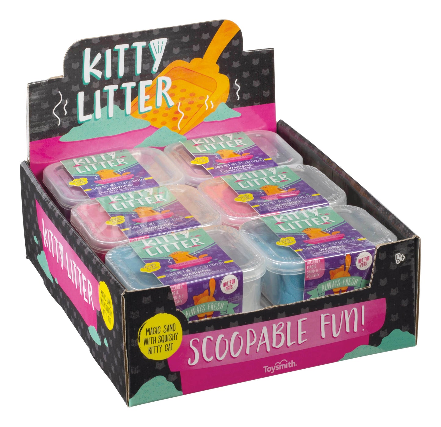 Kitty Litter Slime, Mold-able, Reusable, Tactile