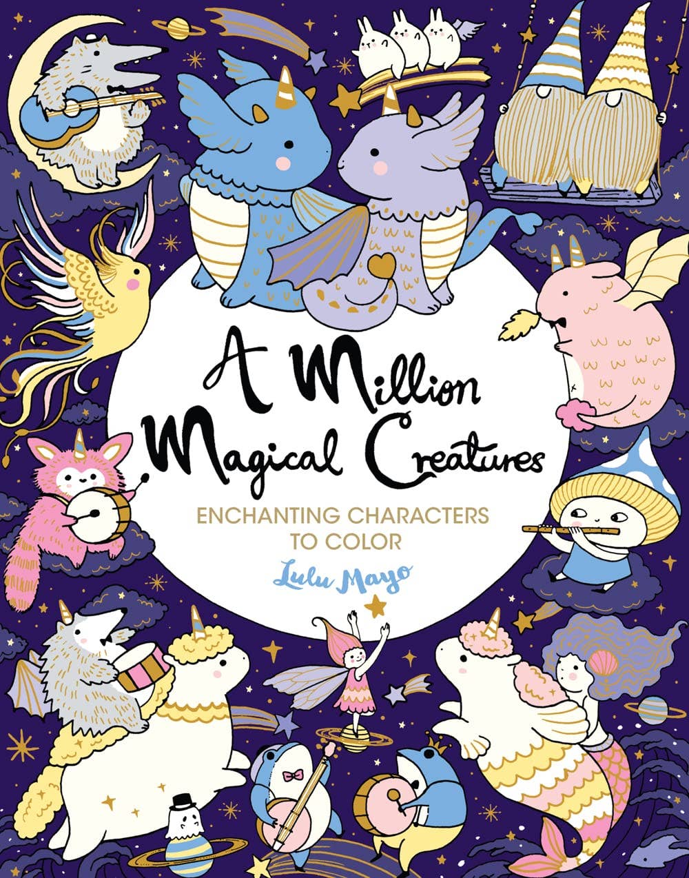 A Million Magical Creatures Coloring Book