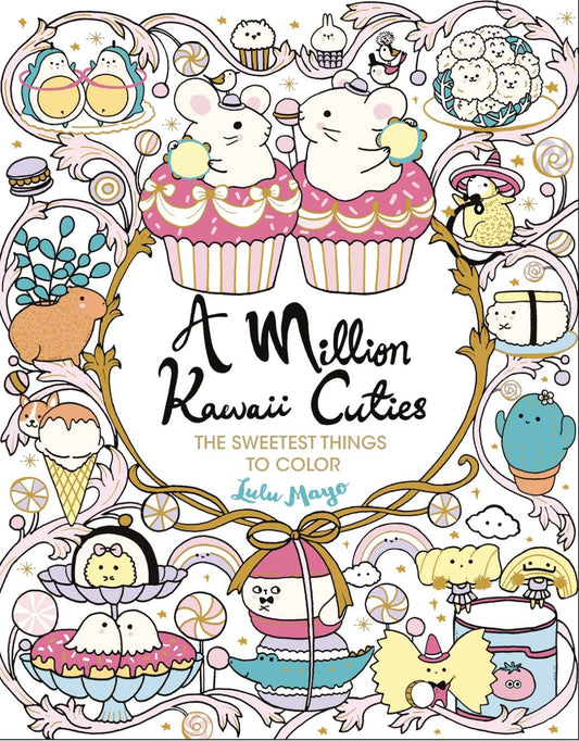 A Million Kawaii Cuties Coloring Book