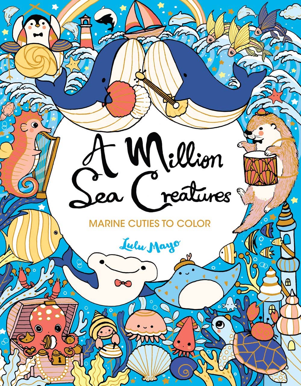 A Million Sea Creatures Coloring Book