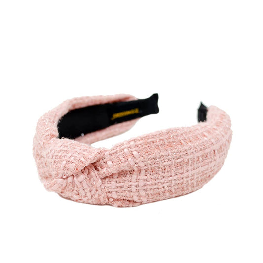 Solid Tweed Knot Headband