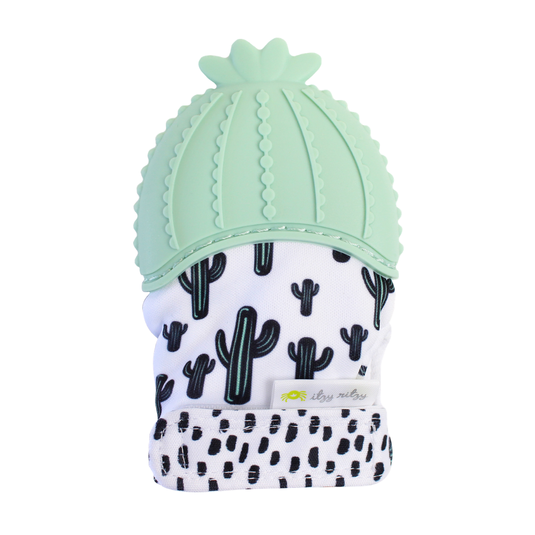 Itzy Mitt™ Cactus Silicone Teething Mitts