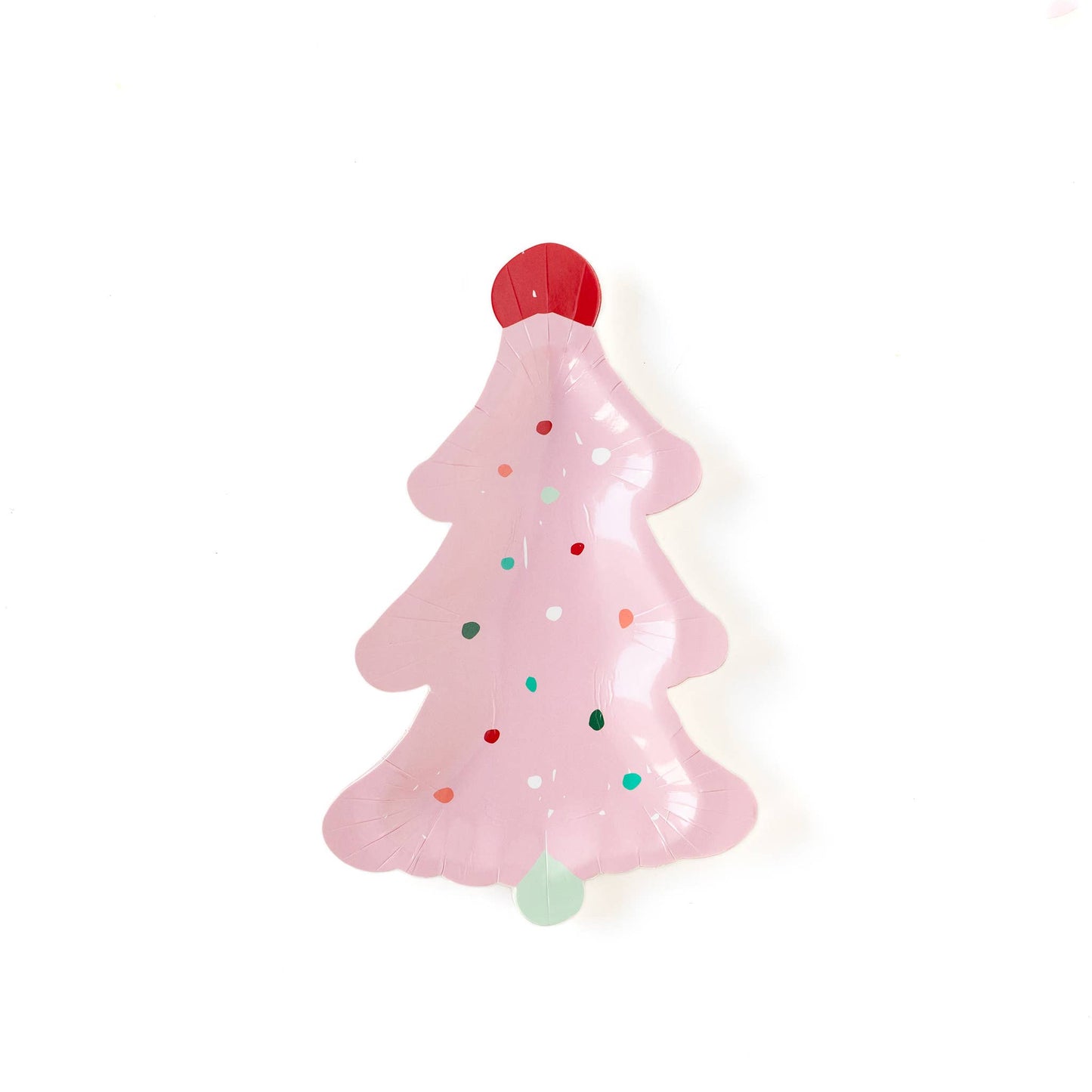 Oui Party Christmas 9" Frosting Tree Plate