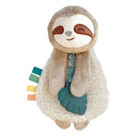 Itzy Friends Itzy Lovey™ Plush Teether Toy - Peyton the Sloth