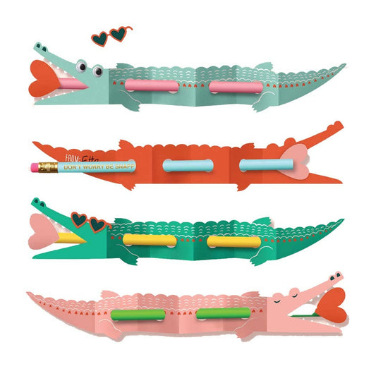 VDAY Snappy Gators Pencil Kit