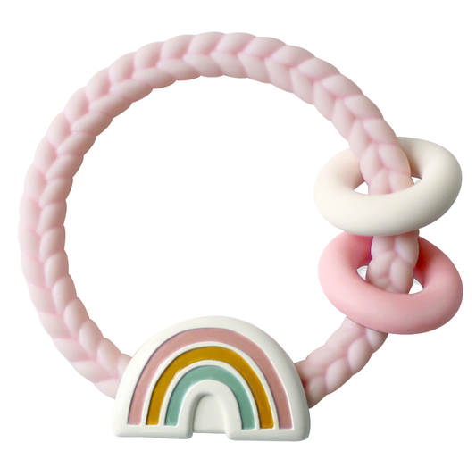 Ritzy Rattle™ Silicone Rainbow Teether Rattles