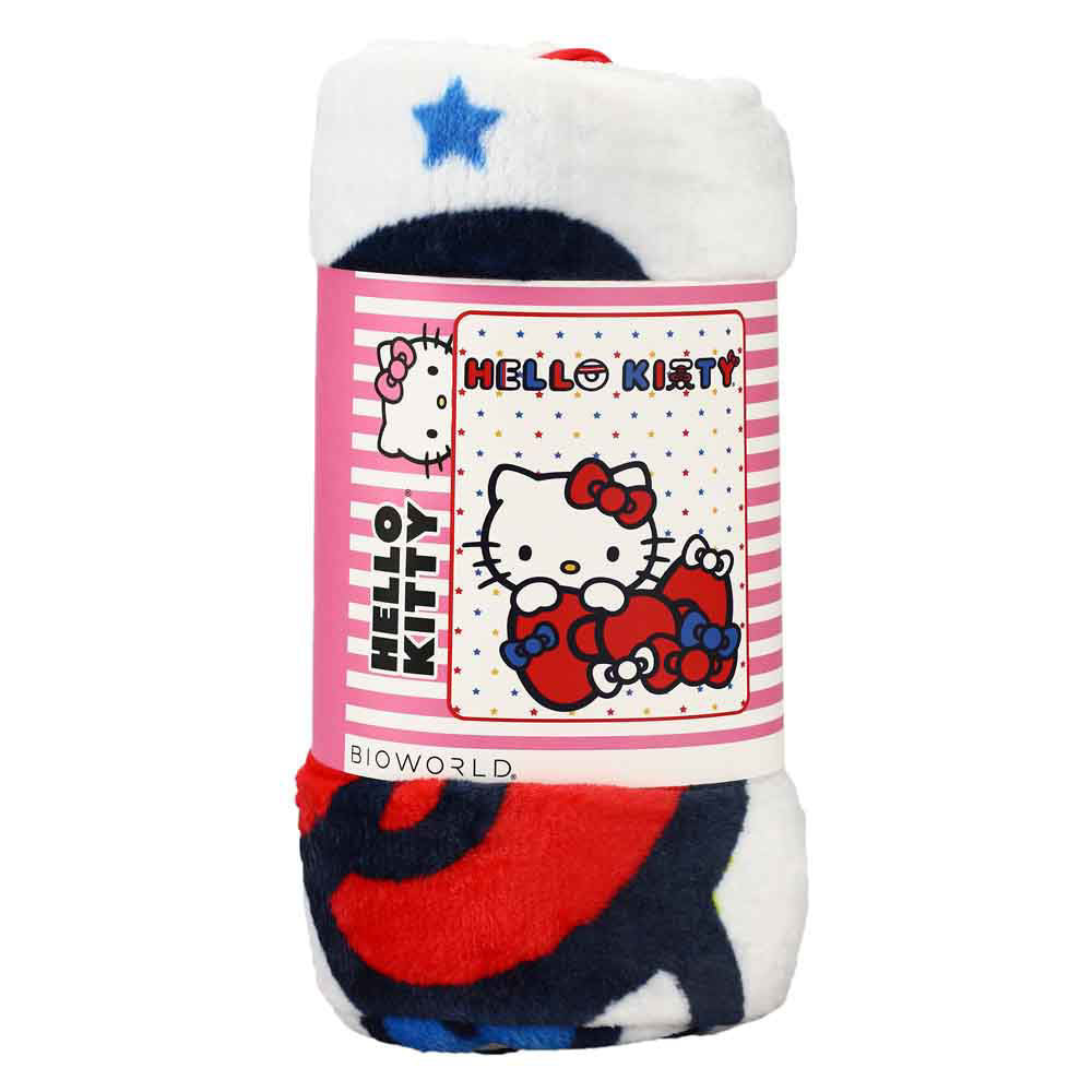 Hello Kitty Sports Fleece Throw Blanket