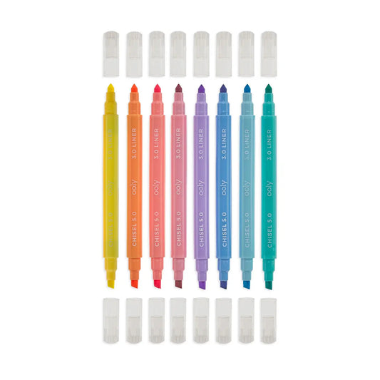 Pastel Liner Double Ended Markers