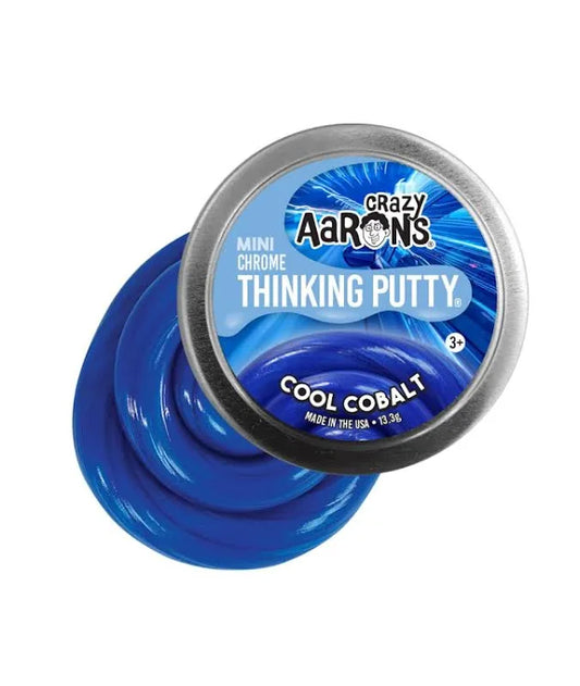 Crazy Aaron’s Mini Thinking Putty - Cool Colbalt
