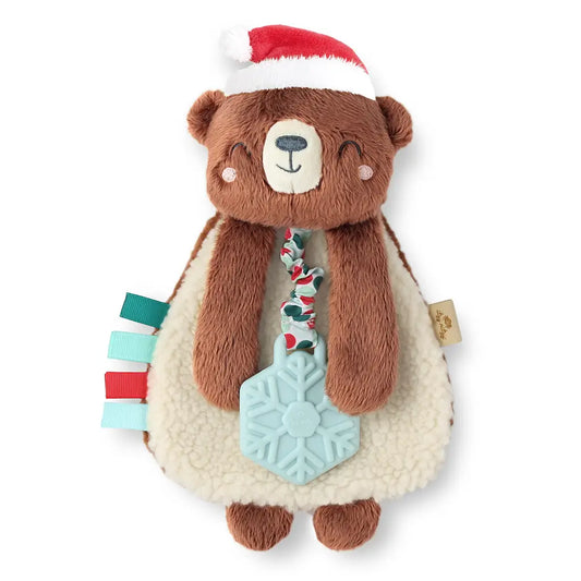 Holiday Bear Itzy Lovey™ Plush + Teether Toy