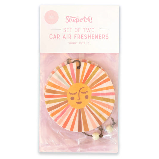 Car Air Fresheners - Retro Sunshine