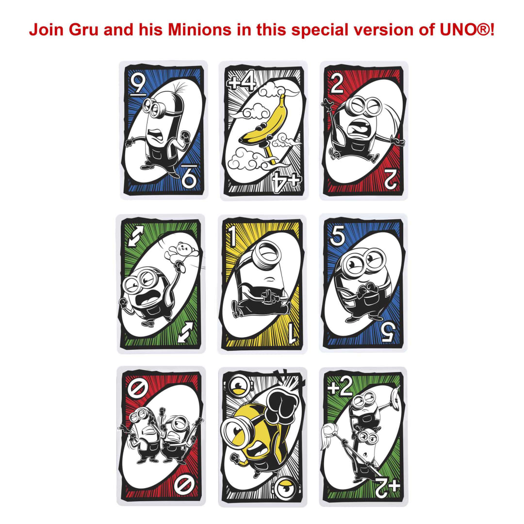 UNO: Minions the Rise of the Gru