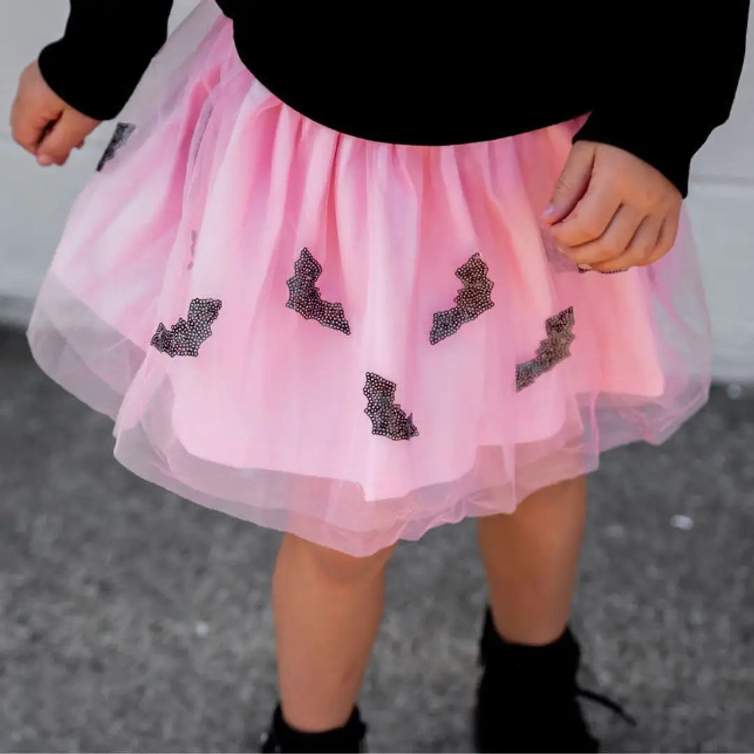 4-6Y Bat Tutu - Dress Up Tutu - Kids Halloween Skirt