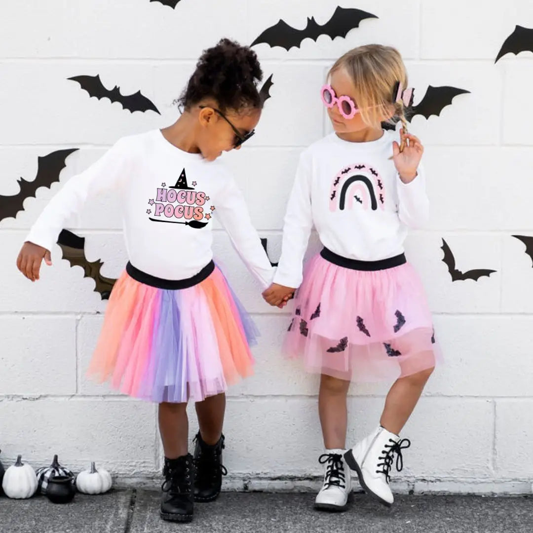 4-6Y Bat Tutu - Dress Up Tutu - Kids Halloween Skirt
