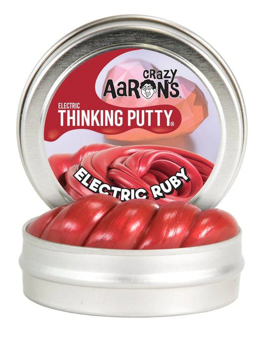 Crazy Aaron’s Mini Thinking Putty - Electric Ruby