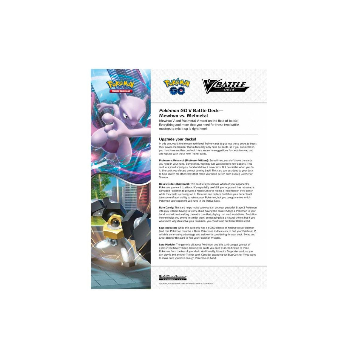 Pokémon TCG: Pokémon GO - V Battle Deck (Mewtwo V VS. Melmetal V)