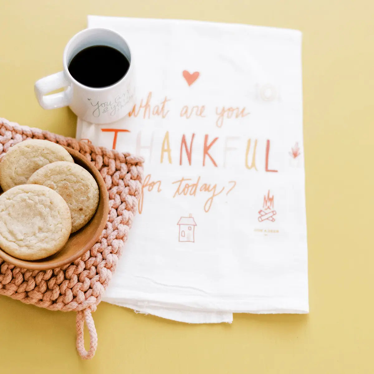 What Are You Thankful For - Flour Sack Towel