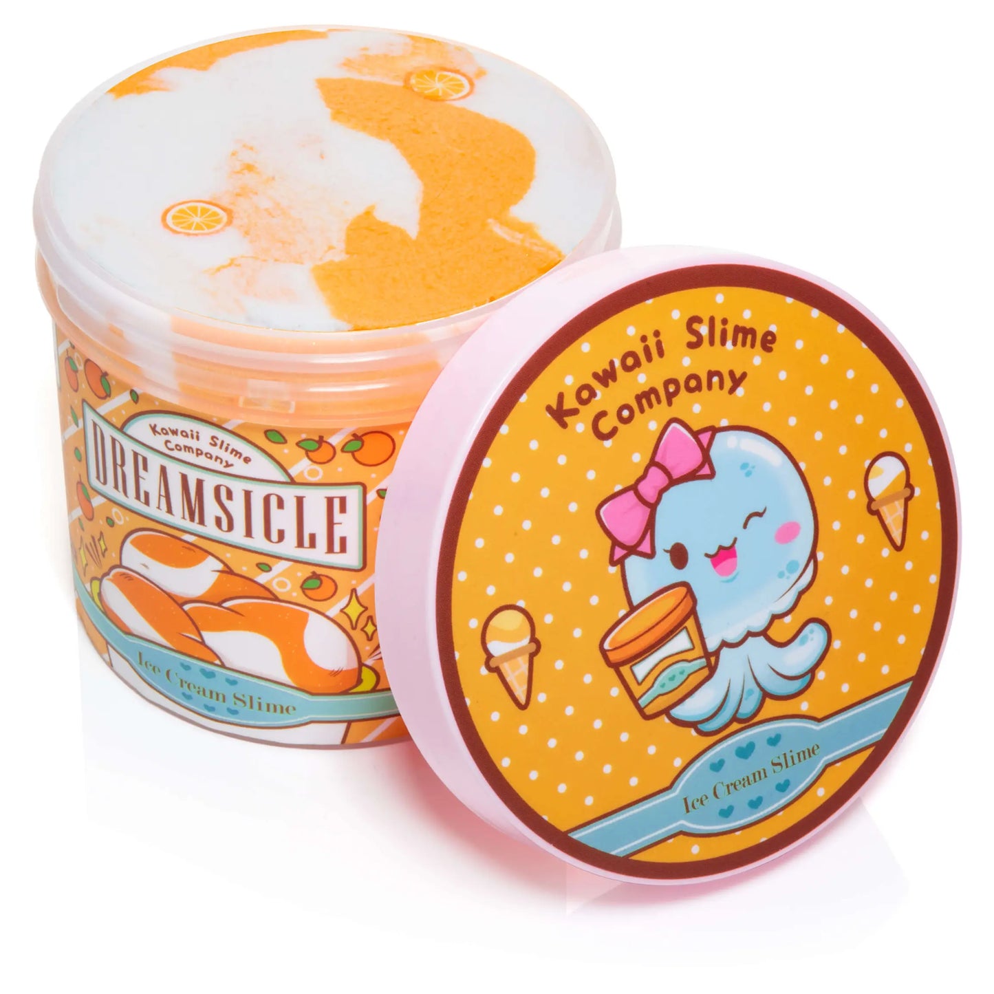 Dreamsicle Scented Ice Cream Pint Slime