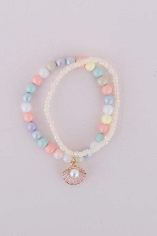 Boutique Pastel Shell Bracelet