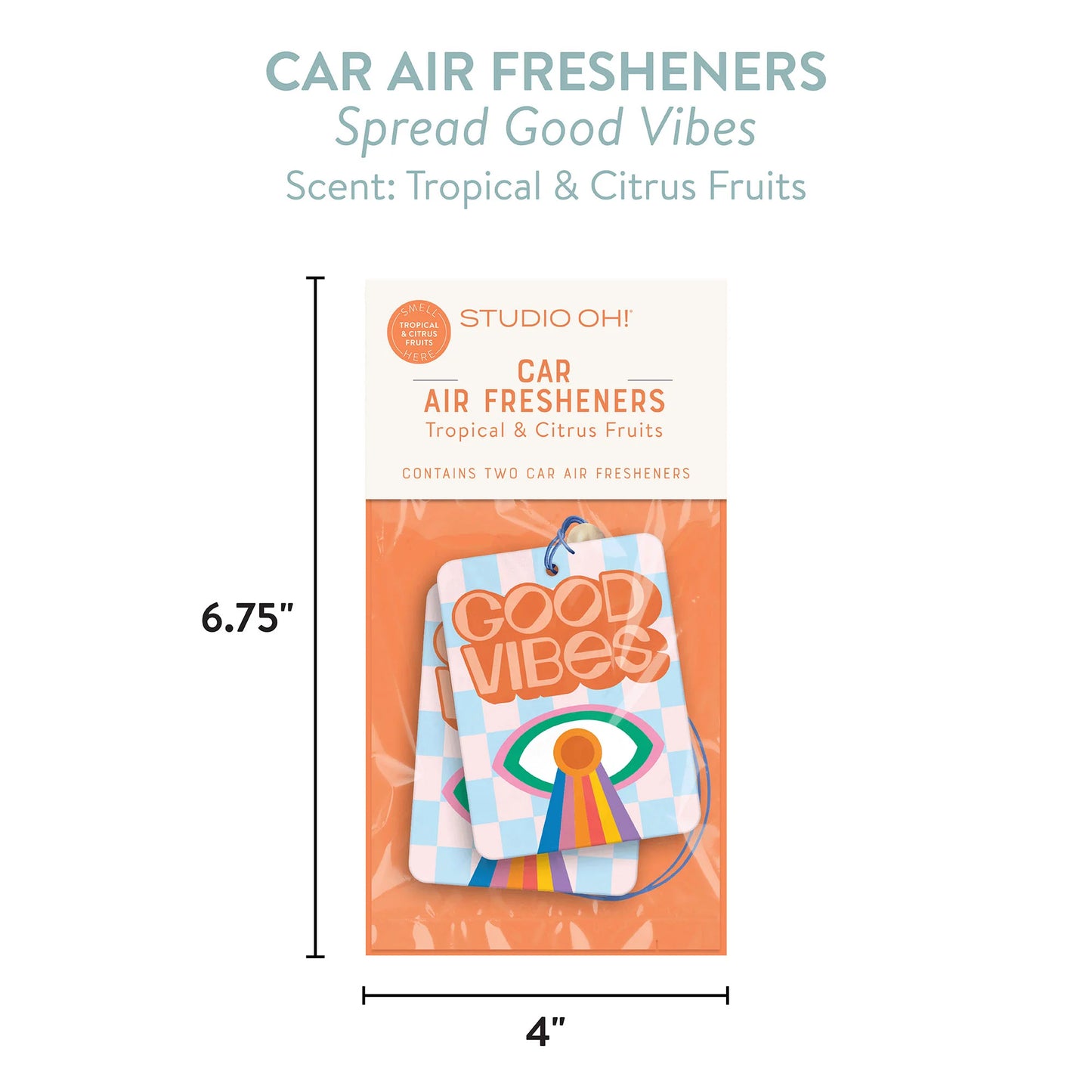 Car Air Fresheners - Spread Good Vibes