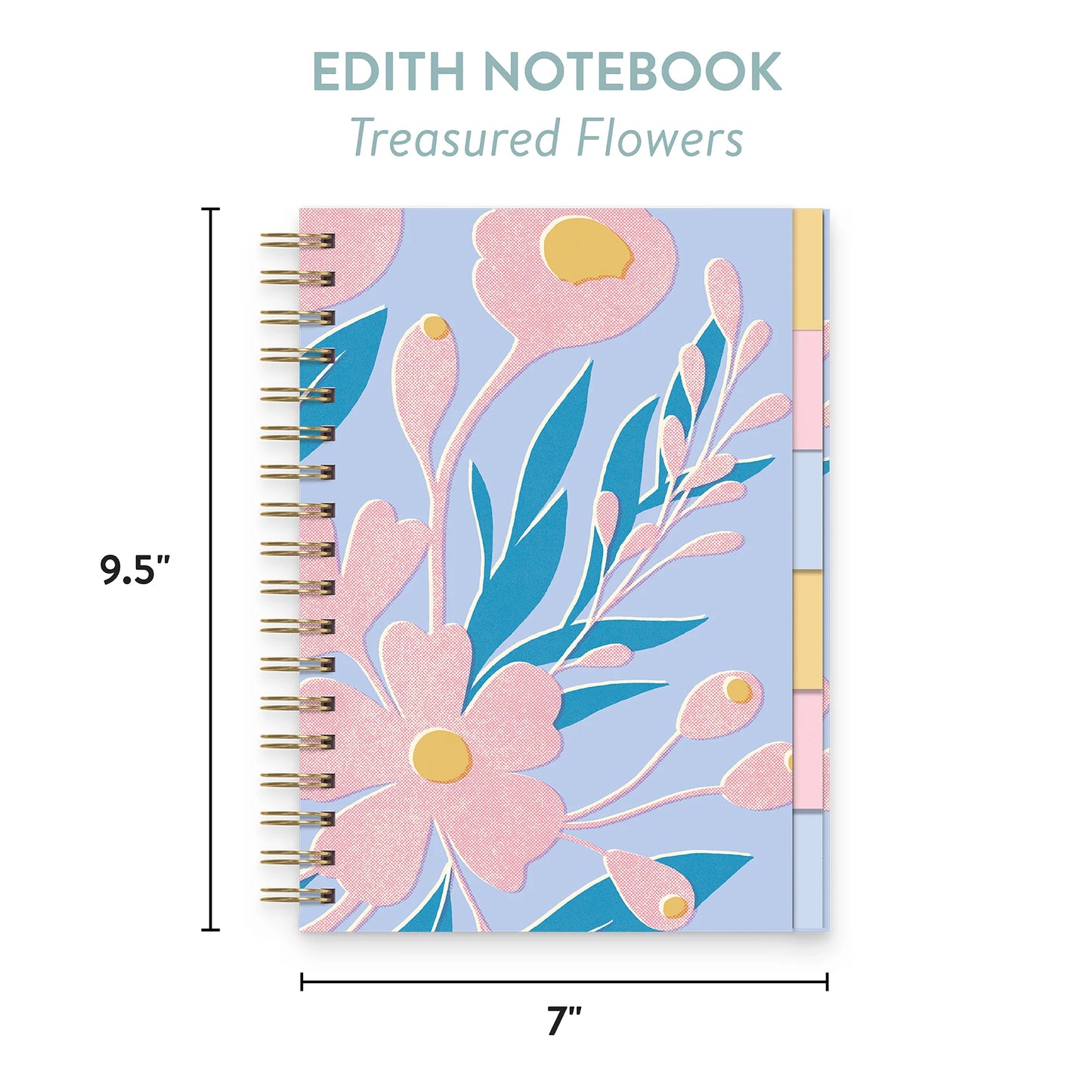 Treasured Flowers Edith Notebook