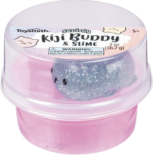 Squishy Kiji Buddy & Slime Kit, Asst Colors