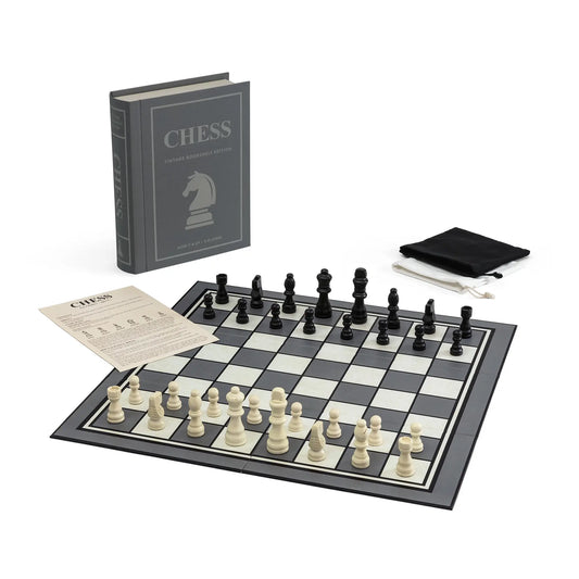 WS Game Company Chess Vintage Bookshelf Edition