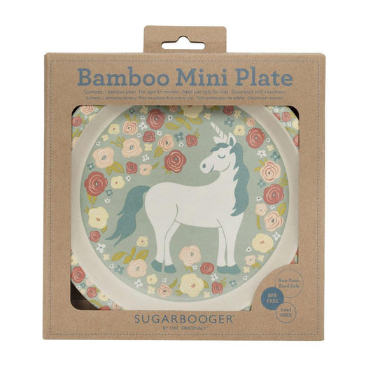 Bamboo Mini Plate Unicorn