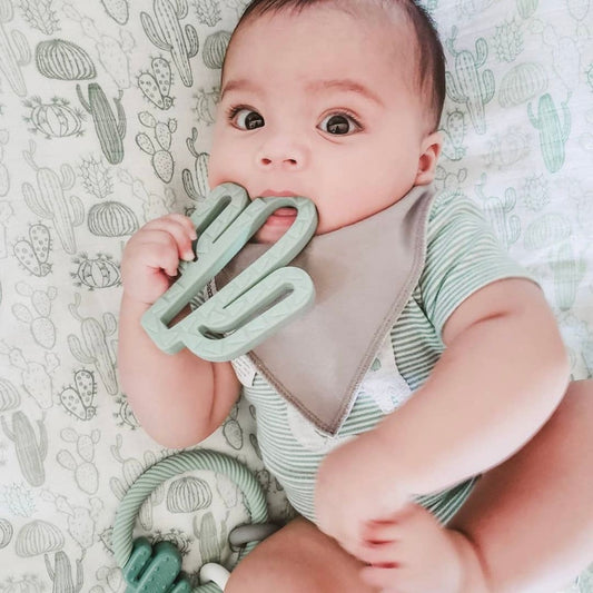 Chew Crew™ Silicone Cactus Baby Teether