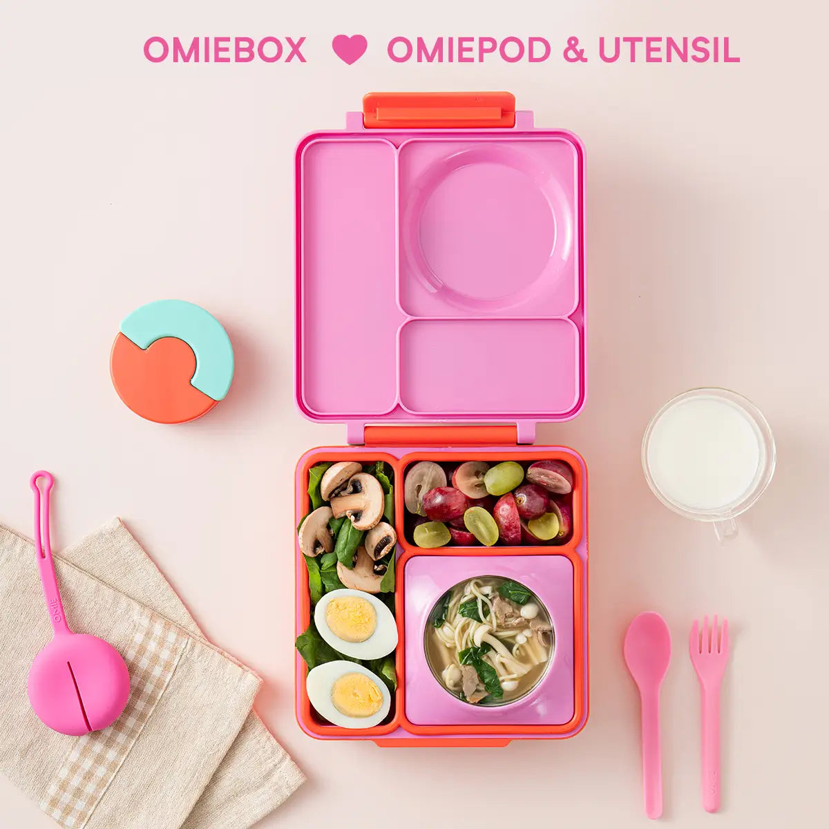Custom Omiebox Bento Box for Kids Personalized Lunch Box 