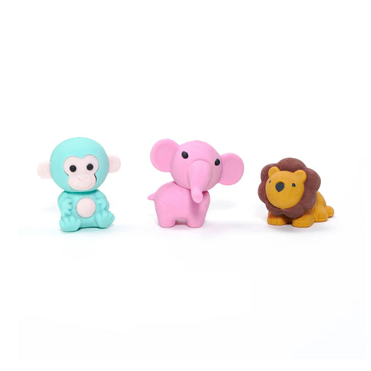 Yoobi Eraser 3D Multicolor Zoo Bright