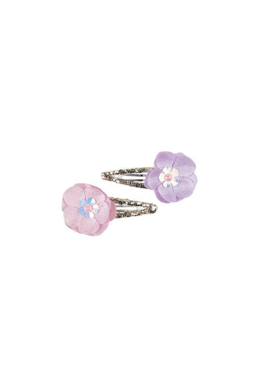 Flower Sparkle Clips