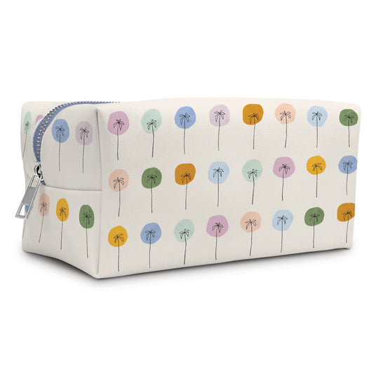 Dotted Palms Cosmetic Loaf Pouch