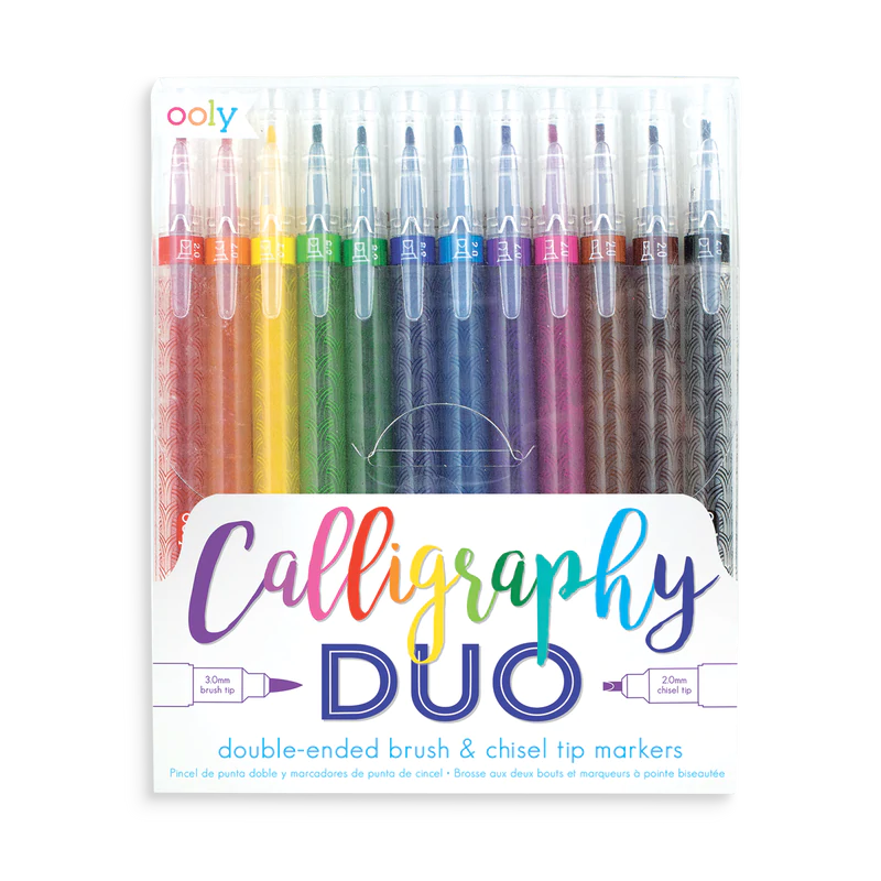 Calligraphy Duo Chisel & Brush Tip Markers
