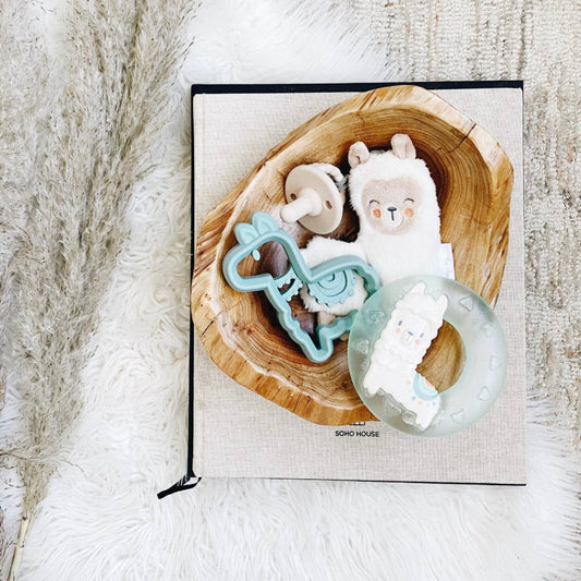 Chew Crew™ Silicone Llama Baby Teether
