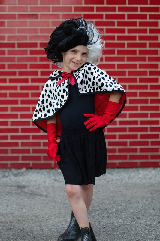 Ella de Vil Cape, Gloves, Wig